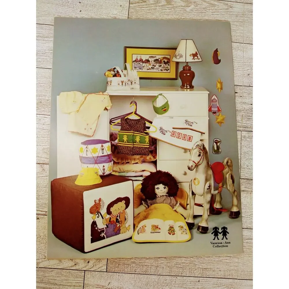 Vtg 1981 SUGAR PLUM FAIRY - Vanessa Ann Cross Stitch Quilt Craft Pattern Booklet